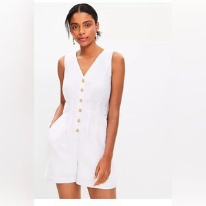 NWT LOFT Linen Romper